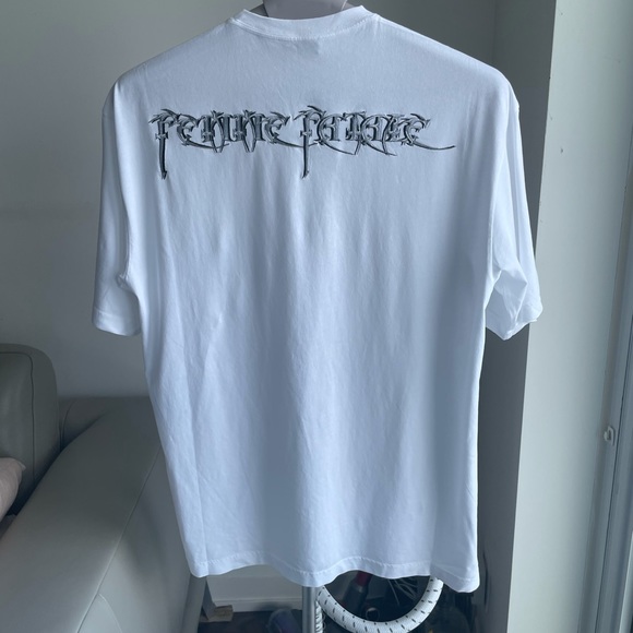 Balenciaga unisex white tee oversized XS new - Picture 2 of 3